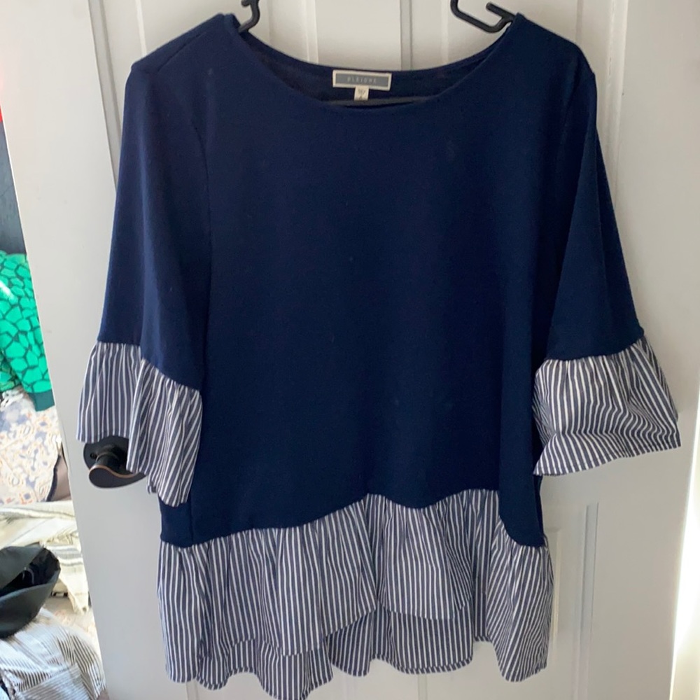 Blue blouse shirt